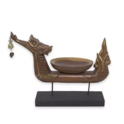 Schwanenboot – braun Hamsaboote Thai Deko Shop GmbH
