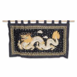 Wand-Teppich mit Drachenmotiv Thai Deko Shop Thai Deko Shop GmbH