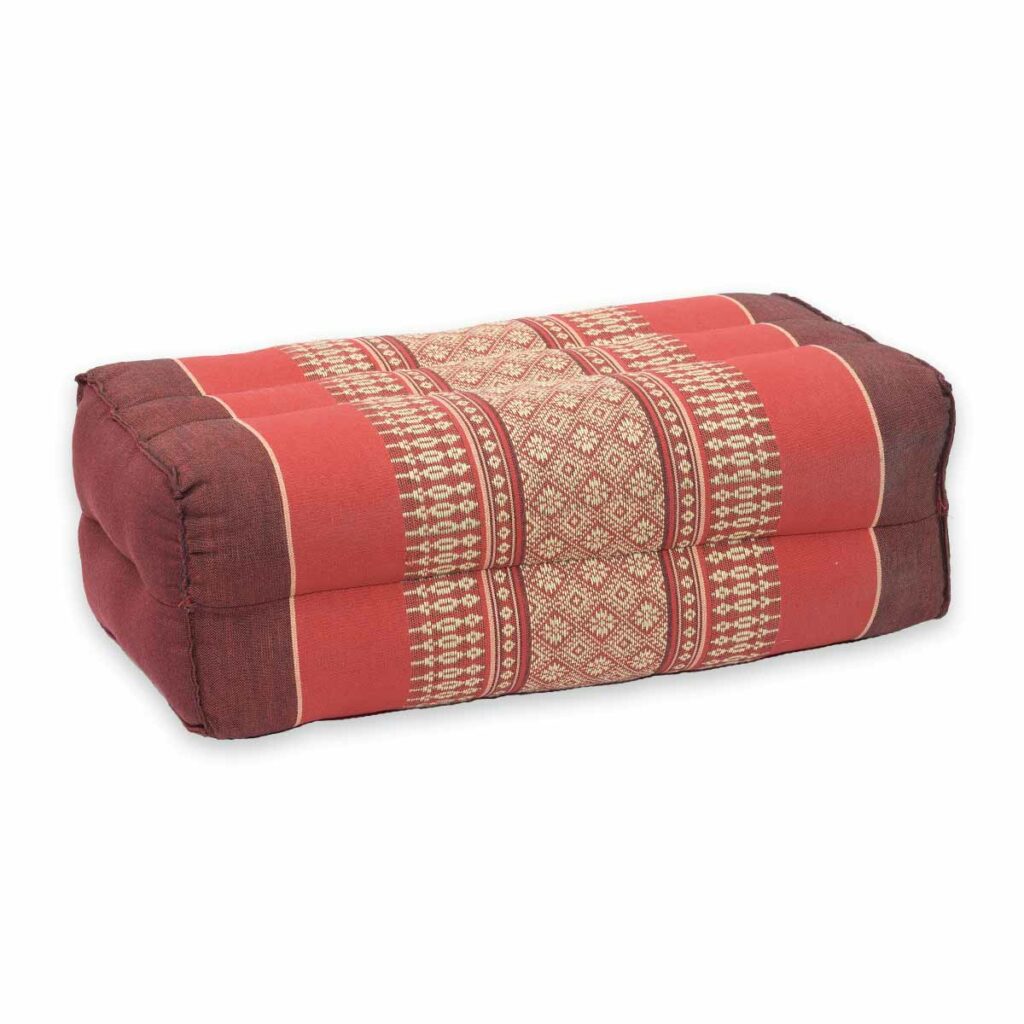 Thai Yogakissen mit Kapok – hellrot Thai Deko Shop Thai Deko Shop GmbH
