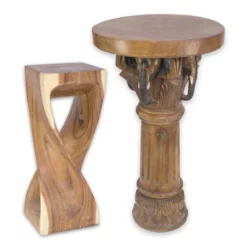 Stehtisch 110cm mit Hocker Thai Deko Shop Thai Deko Shop GmbH