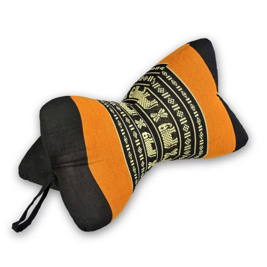 Thai Sternenkissen – orange mit Elefanten Thai Deko Shop Thai Deko Shop GmbH