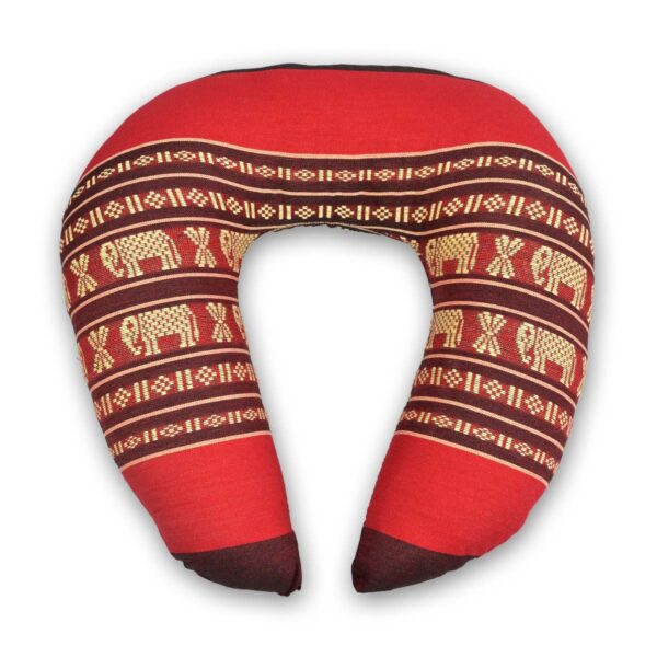 Thai Nackenhörnchen rot mit Elefanten Nackenhörnchen Thai Deko Shop GmbH 2