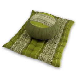 Zweiteiliges Meditations- & Yogakissen – grün Thai Deko Shop Thai Deko Shop GmbH