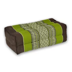Thai Yogakissen mit Kapok – grün-braun Thai Deko Shop Thai Deko Shop GmbH