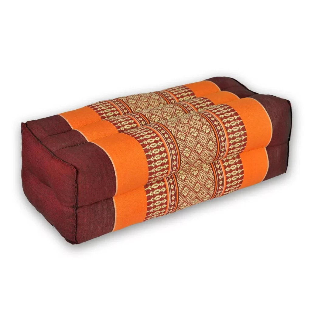 Thai Yogakissen mit Kapok – orange Thai Deko Shop Thai Deko Shop GmbH
