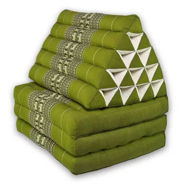 Faltbares Thaikissen – Elefantenmotiv grün Thai Deko Shop Thai Deko Shop GmbH 2