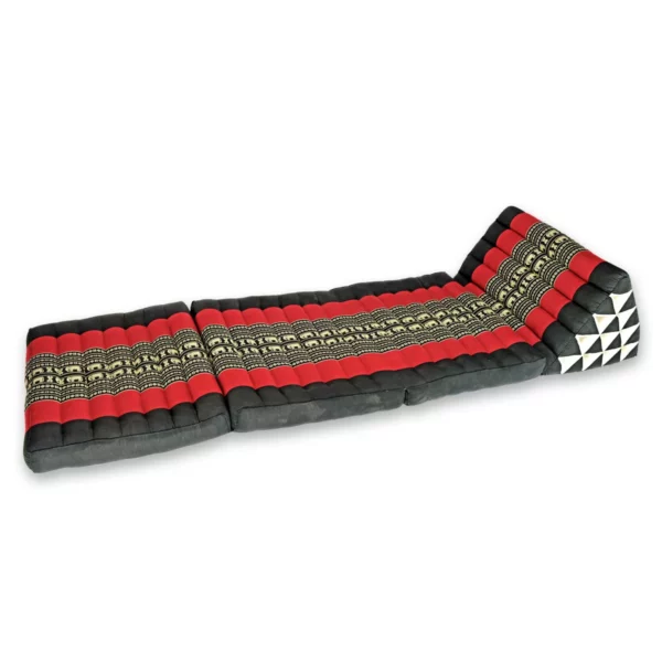 Faltbares Thaikissen – Elefantenmotiv schwarz Thaikissen Thai Deko Shop GmbH 3