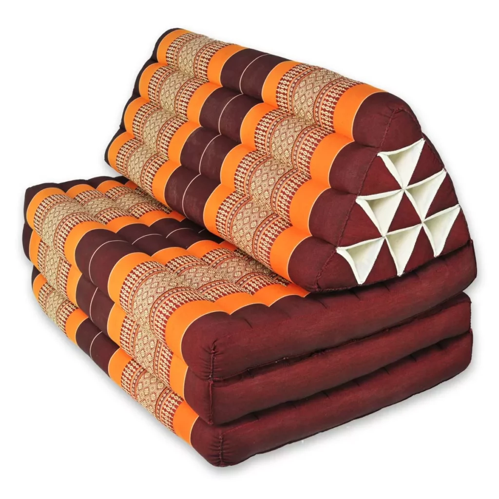 Faltbares Thaikissen XXL – orange Thai Deko Shop Thai Deko Shop GmbH
