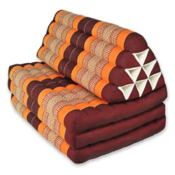 Faltbares Thaikissen XXL – orange Thai Deko Shop Thai Deko Shop GmbH